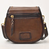 ADBGM850 American Darling Western Leather Cross body Bag with Rivetted Trim and Equestrian Bit