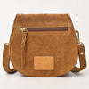 ADBGM852 American Darling Western Suede Leather Cross body Bag with Rivetted Trim