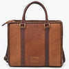 ADBGM854 American Darling Western Leather Tote Bag with Hair-On Cowhide and Braided Accents