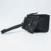 ADBG1896 American Darling Western Leather Coin Purse with card holder - Hand-Tooled Floral Carved
