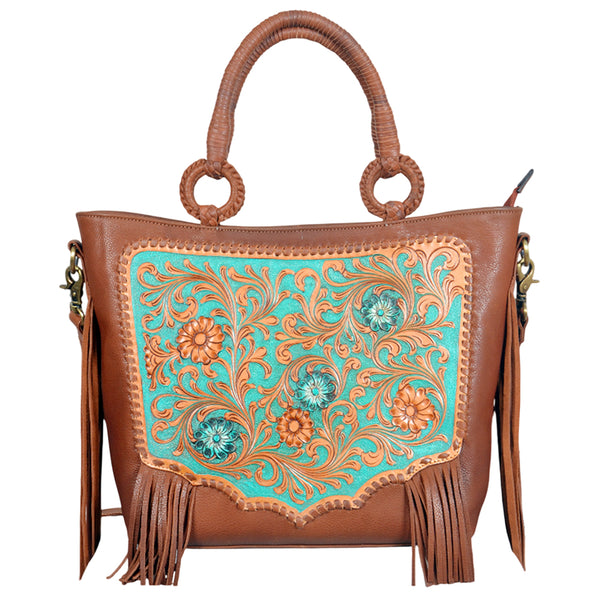 ADBGA1010 Crossbody Hand TooledGenuine Leather Women Bag