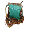 GIBGX1538 American Darling Western Leather Tote Bag Hair-On Cowhide Handcrafted Braided Shoulder Bag
