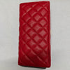 NMBGM221 Never Mind Diamond Quilted Leather Long Bifold Wallet