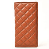 NMBGM221 Never Mind Diamond Quilted Leather Long Bifold Wallet