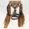 ADBG1910 Crossbody Hand Tooled Hair on Genuine Leather Women Bag