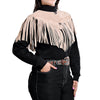 ADDR026 American Darling Western Suede Fringe Shoulder Wrap Capelet