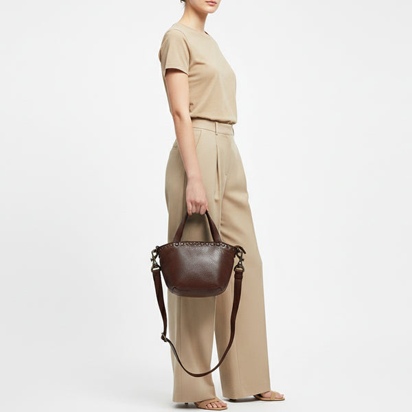 SWC480 Bellavento - Leather Riveted Tote