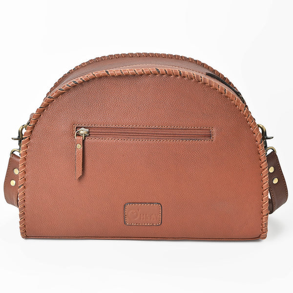 OHA157 Crossbody Hand Tooled Genuine Western Leather Women Bag