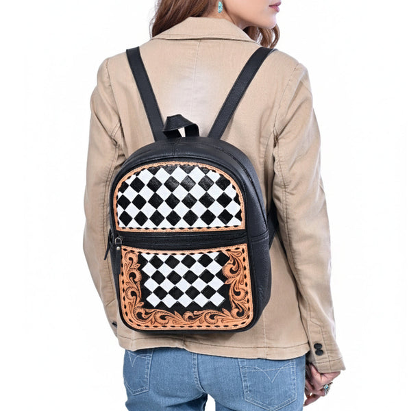 OHA160 Backpack Genuine Western Leather Women Bag