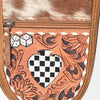 OHGCA101 Gun case Hair on Genuine Western Leather Women Bag