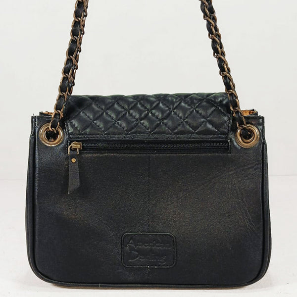 ADBG1867 Crossbody Hair on Genuine Leather Women Bag