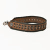 ADSTM113 American Darling Handcrafted Leather Strap - Vegetable-Tanned Braided & Riveted Western Accessory