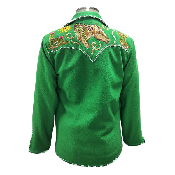 ADJKT096 American Darling Woolen Fabric Embroidered Western Style Apparel Jacket