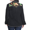 ADJKT097 Premium Woolen Fabric Jacket with Intricate Embroidery Detail