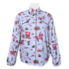 ADSH088 American Darling 100% Satin Cotton Rodeo Theme Country Shirt