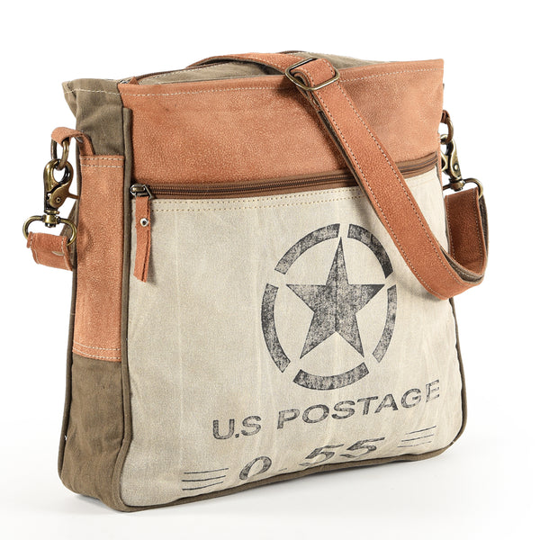 OHV161 Weekender Upcycled Canvas Ladies Bag