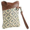 LC-KB273 Wristlet Upcycled Canvas Ladies Bag