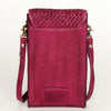 LC-NMBGM134 Cell phone Holder Genuine Western Leather Women Bag