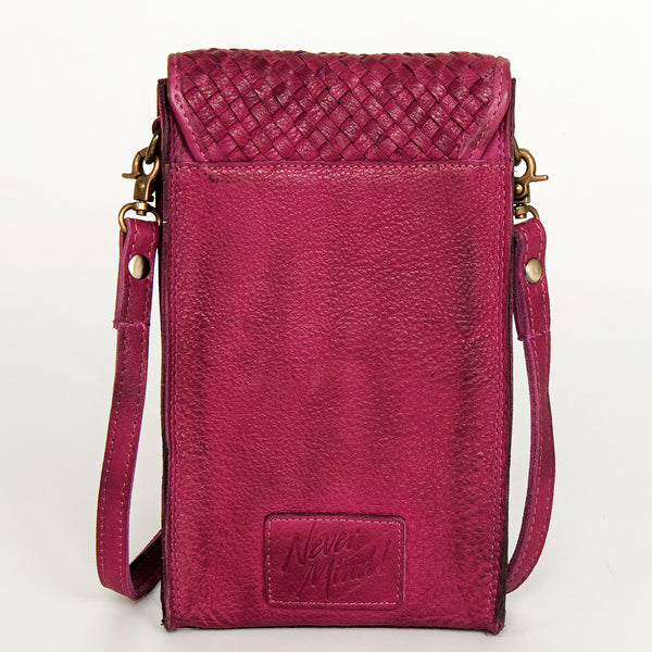 LC-NMBGM134 Cell phone Holder Genuine Western Leather Women Bag