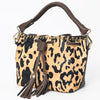 LC-ADBGM189B Bucket Genuine Western Leather Women Bag