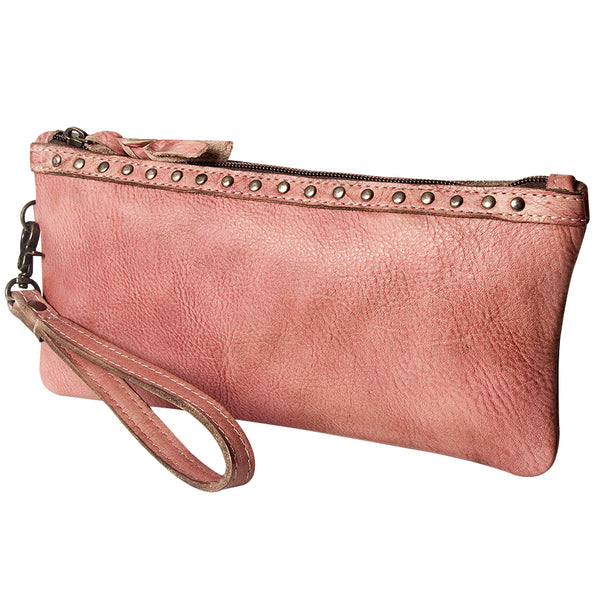 LC-NMBG101 Wristlet Genuine Leather women bag western Bag