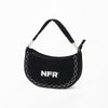 Official PRCA & NFR Licensed Collection® Premium Suede White Embroidered Western Shoulder Bag