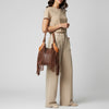 LC-ADBGZ455A Tote Genuine Western Leather Women Bag