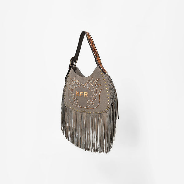 ADBGA1476DNFR American Darling Embroidered Suede Western Hobo Shoulder Bag