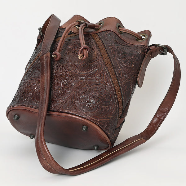 LC-OHG101C Bucket Genuine Leather women bag western Bag
