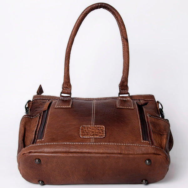 ADBG1017 American Darling Handwoven Saddle Blanket Leather Tote Bag Western Cowgirl Handbag