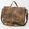 ADBGA535 American Darling Western Leather Briefcase Full Grain Genuine Leather