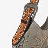 ADBGA1476DNFR American Darling Embroidered Suede Western Hobo Shoulder Bag