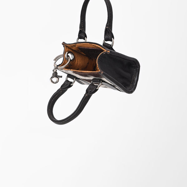 ADCHM109 American Darling Genuine Leather Mini Tote Bag Charm