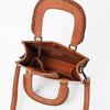 ADBGM939 American Darling Genuine Leather & Hair-On-Hide Western Ranch Brand Tote Bag