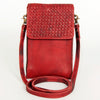 LC-NMBGM134 Cell phone Holder Genuine Western Leather Women Bag