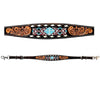 BER221-Western Leather Wither Straps