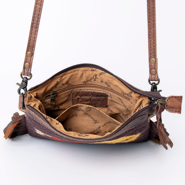 ADBG236 American Darling Saddle Blanket Boho Fringe Crossbody Bag