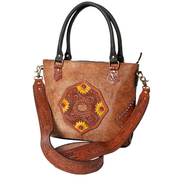 LC-KBK124 Tote Genuine Leather women bag western Bag