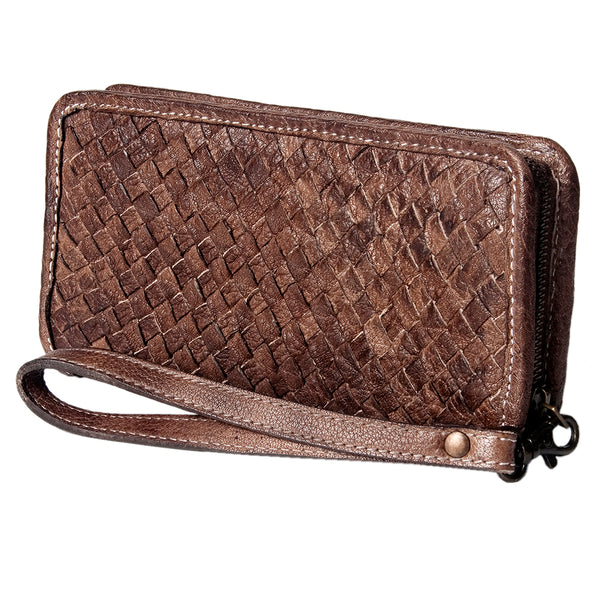 NMBGZ109 Wristlet Genuine Leather women bag western Bag