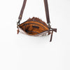 ADBGM1101 American Darling Genuine Leather & Hair-On-Hide Western Cowboy Fringe Crossbody Bag