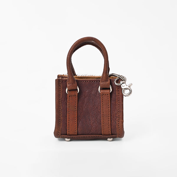 ADCHM109 American Darling Genuine Leather Mini Tote Bag Charm