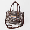 Official PRCA & NFR Licensed Collection®️ Hair-on-Hide & Genuine Leather Speedy Bag