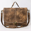 ADBGA535 American Darling Western Leather Briefcase Full Grain Genuine Leather
