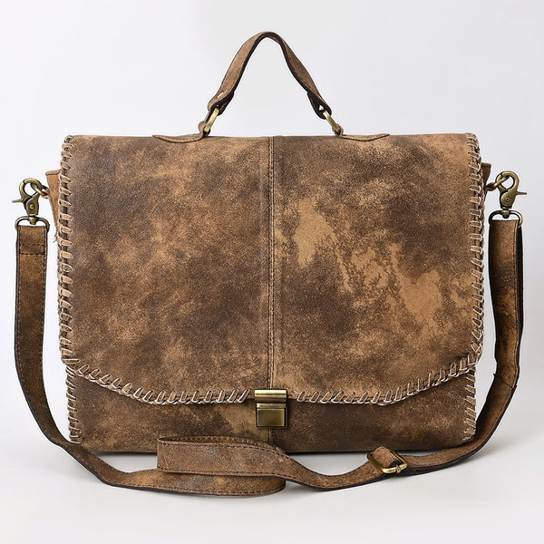 ADBGA535 American Darling Western Leather Briefcase Full Grain Genuine Leather