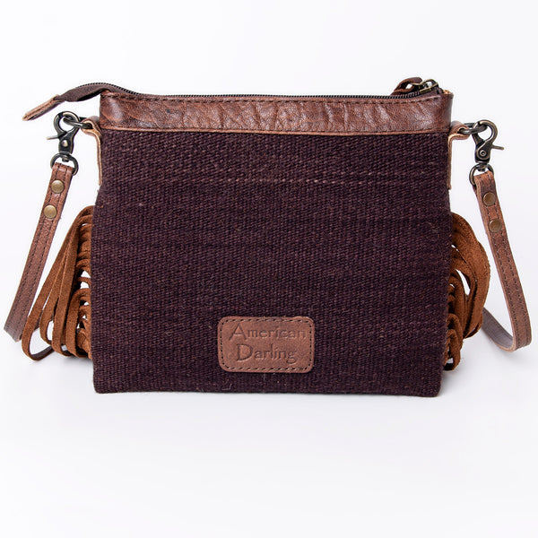 ADBG236 American Darling Saddle Blanket Boho Fringe Crossbody Bag