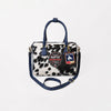 NFR Licensed Wrangler Cowhide Western Speedy Bag Rodeo Leather Handbag