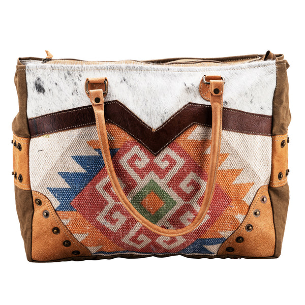 OHV232 Weekender Upcycled Canvas Ladies Bag