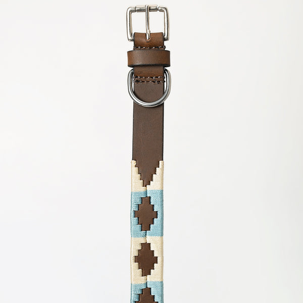 BEG106-Western Leather Dog Collar
