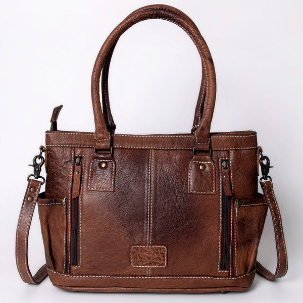 ADBG1017 American Darling Handwoven Saddle Blanket Leather Tote Bag Western Cowgirl Handbag