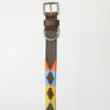 BEG102-Western Leather Dog Collar